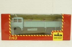 Маз-500Г грузовик с удлиненной базой, бортовой 1967, голубой, Н215, Наш Автопром 1:43