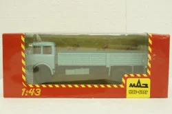 Маз-500Г грузовик с удлиненной базой, бортовой 1967, голубой, Н215, Наш Автопром 1:43