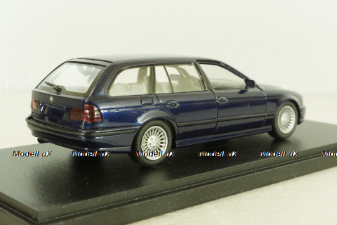 BMW 520i Touring (E39) 1995, dark blue, Schuco 1:43
