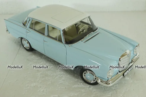 Mercedes 220S, W111, 1965, light blue, 183920, Norev 1:18