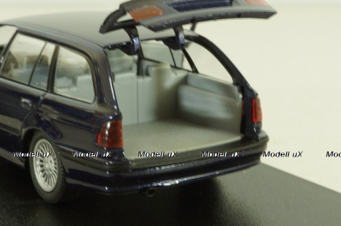 BMW 520i Touring (E39) 1995, dark blue, Schuco 1:43