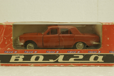 Газ-24 Волга, красная, Тантал/Радон 1:43