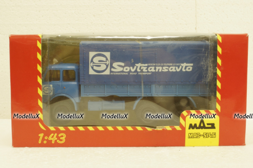 Маз-514Б Совтрансавто, синий, Н216, Наш Автопром 1:43