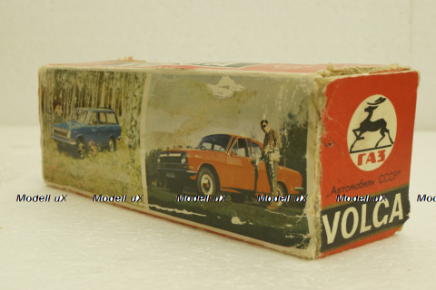 Газ-24 Волга, красная, Тантал/Радон 1:43