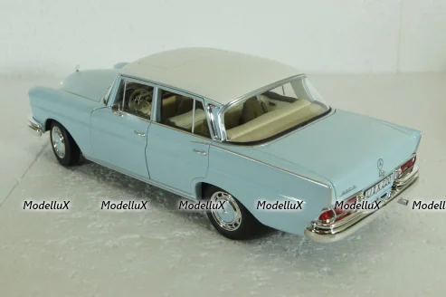Mercedes 220S, W111, 1965, light blue, 183920, Norev 1:18