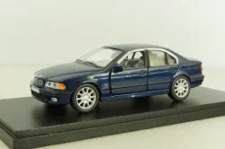 BMW 528i sedan (E39) 1995 blue, Schuco 1:43