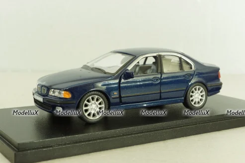 BMW 528i sedan (E39) 1995 blue, Schuco 1:43
