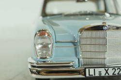 Mercedes 220S, W111, 1965, light blue, 183920, Norev 1:18