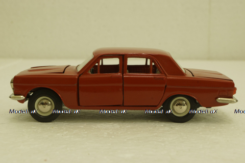 Газ-24 Волга, красная, Тантал/Радон 1:43