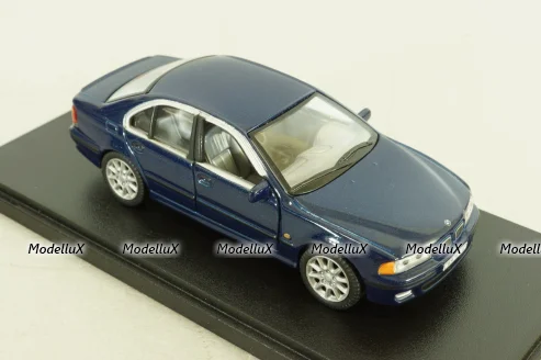 BMW 528i sedan (E39) 1995 blue, Schuco 1:43