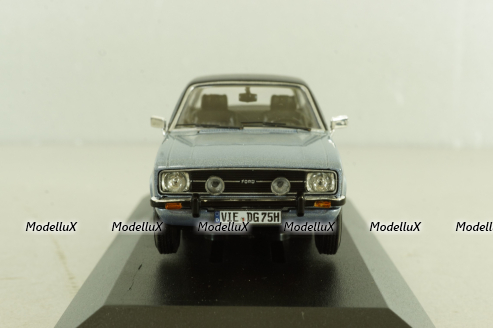 Ford Escort MK2 1.3 Ghia, Silver, WA12607B, Vanguards 1:43