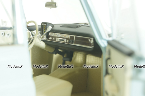 Mercedes 220S, W111, 1965, light blue, 183920, Norev 1:18