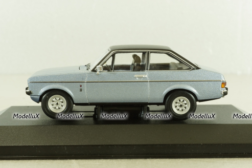 Ford Escort MK2 1.3 Ghia, Silver, WA12607B, Vanguards 1:43