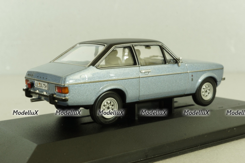 Ford Escort MK2 1.3 Ghia, Silver, WA12607B, Vanguards 1:43