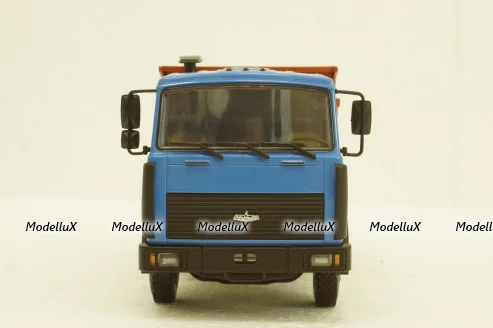 Маз-5516 Самосвал 1994г, синий/оранжевый, Н711, Наш Автопром 1:43