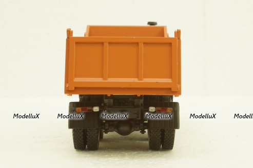 Маз-5516 Самосвал 1994г, синий/оранжевый, Н711, Наш Автопром 1:43