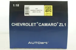 Chevrolet Camaro ZL1 2017, yellow, 71205, Autoart 1:18