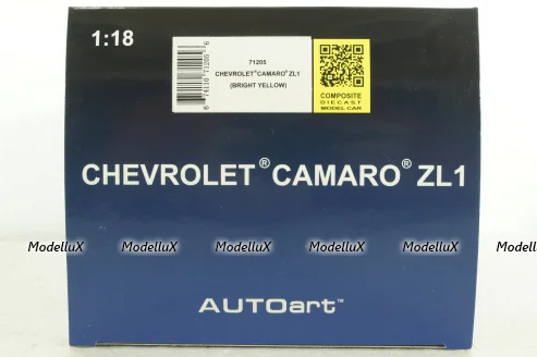 Chevrolet Camaro ZL1 2017, yellow, 71205, Autoart 1:18