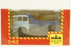Маз-503 самосвал, 1963г голубой/синий, Н981, Наш Автопром 1:43