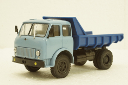 Маз-503 самосвал, 1963г голубой/синий, Н981, Наш Автопром 1:43
