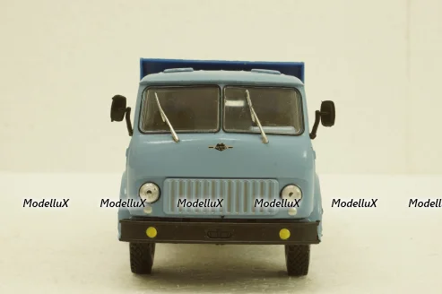 Маз-503 самосвал, 1963г голубой/синий, Н981, Наш Автопром 1:43