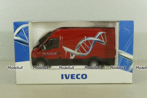 Iveco Daily 35S18 van 2006, red,  ROS 1:43