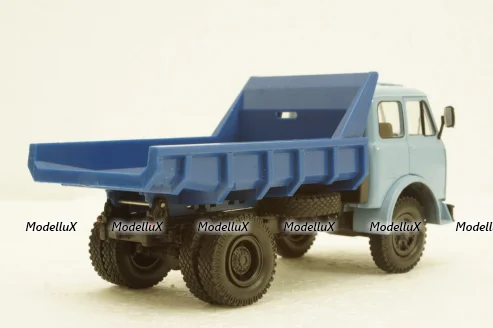Маз-503 самосвал, 1963г голубой/синий, Н981, Наш Автопром 1:43