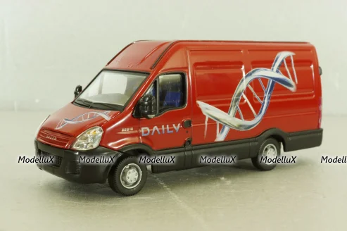 Iveco Daily 35S18 van 2006, red,  ROS 1:43
