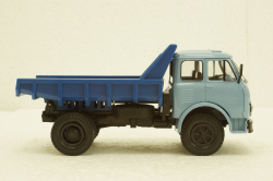 Маз-503 самосвал, 1963г голубой/синий, Н981, Наш Автопром 1:43