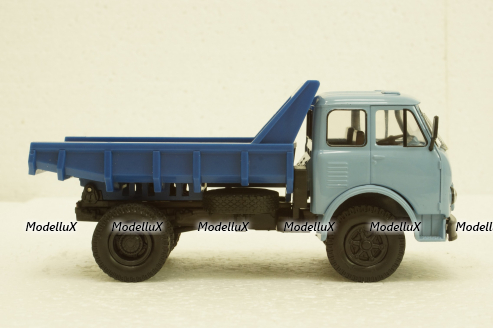 Маз-503 самосвал, 1963г голубой/синий, Н981, Наш Автопром 1:43