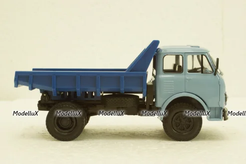 Маз-503 самосвал, 1963г голубой/синий, Н981, Наш Автопром 1:43