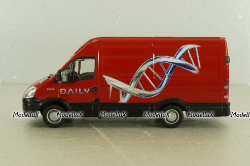 Iveco Daily 35S18 van 2006, red,  ROS 1:43