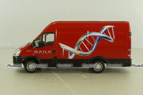 Iveco Daily 35S18 van 2006, red,  ROS 1:43