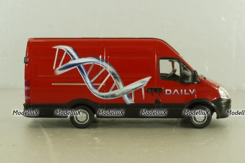Iveco Daily 35S18 van 2006, red,  ROS 1:43