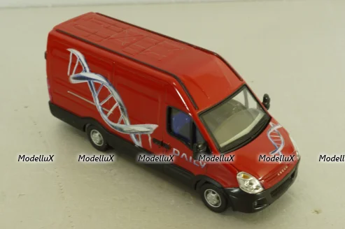 Iveco Daily 35S18 van 2006, red,  ROS 1:43