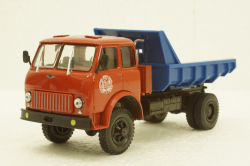 Маз-507 самосвал, 1963г красный/синий, Н986, Наш Автопром 1:43