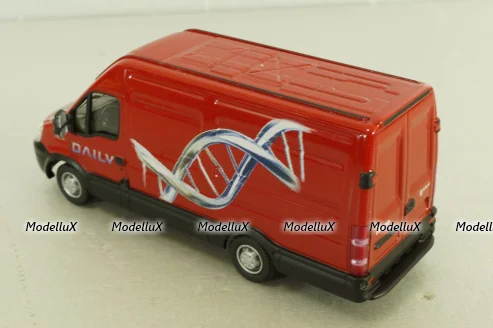 Iveco Daily 35S18 van 2006, red,  ROS 1:43