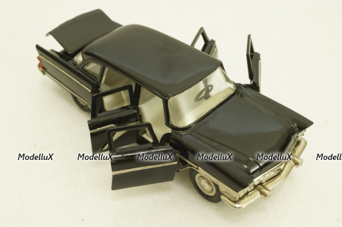 Газ-13 Чайка, А15, черная, Олимпийская,  Тантал/Радон 1:43