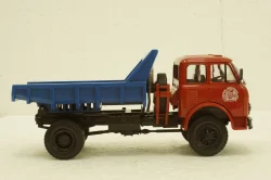 Маз-507 самосвал, 1963г красный/синий, Н986, Наш Автопром 1:43