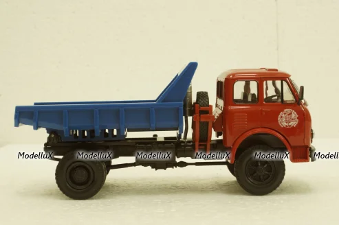 Маз-507 самосвал, 1963г красный/синий, Н986, Наш Автопром 1:43