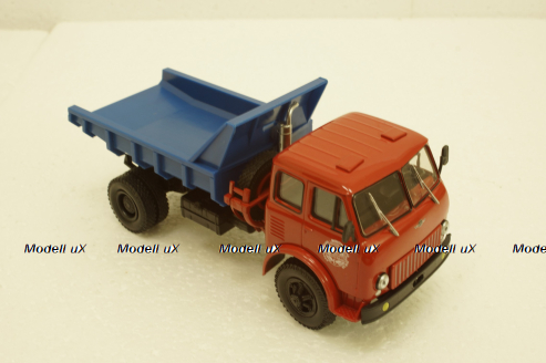 Маз-507 самосвал, 1963г красный/синий, Н986, Наш Автопром 1:43