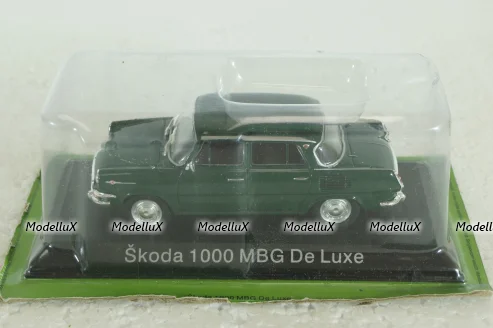Skoda 1000 MBG De Luxe, blue, KALEIDOSKOP SKODA (DeAgostini) 1:43