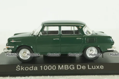 Skoda 1000 MBG De Luxe, blue, KALEIDOSKOP SKODA (DeAgostini) 1:43