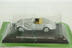 Skoda Popular Monte Carlo, silver, KALEIDOSKOP SKODA (DeAgostini) 1:43