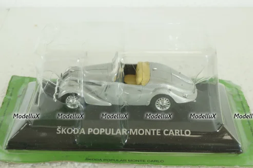 Skoda Popular Monte Carlo, silver, KALEIDOSKOP SKODA (DeAgostini) 1:43