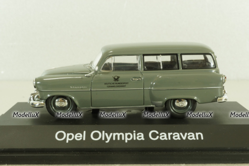 Opel Olympia Caravan "Deutsche Bundespost" 1953, grey, Schuco 1:43