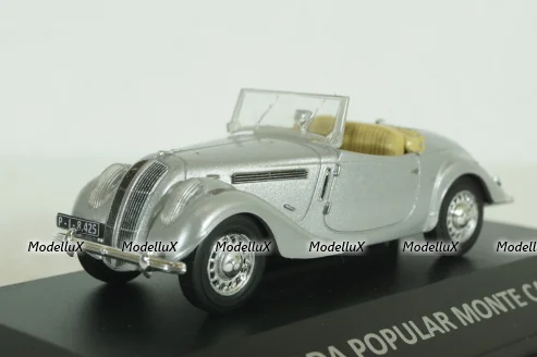 Skoda Popular Monte Carlo, silver, KALEIDOSKOP SKODA (DeAgostini) 1:43