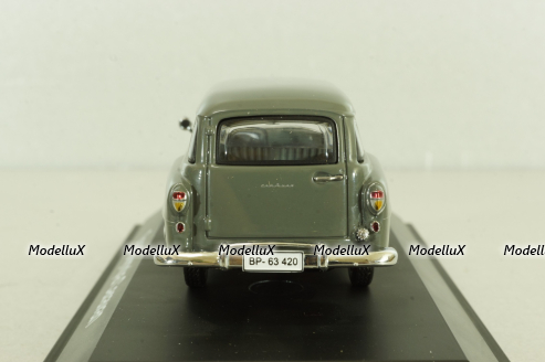 Opel Olympia Caravan "Deutsche Bundespost" 1953, grey, Schuco 1:43