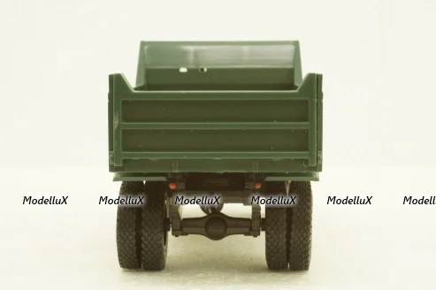 Маз-509Б самосвал, 1962г желтый/зеленый, Н721, Наш Автопром 1:43
