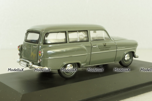 Opel Olympia Caravan "Deutsche Bundespost" 1953, grey, Schuco 1:43